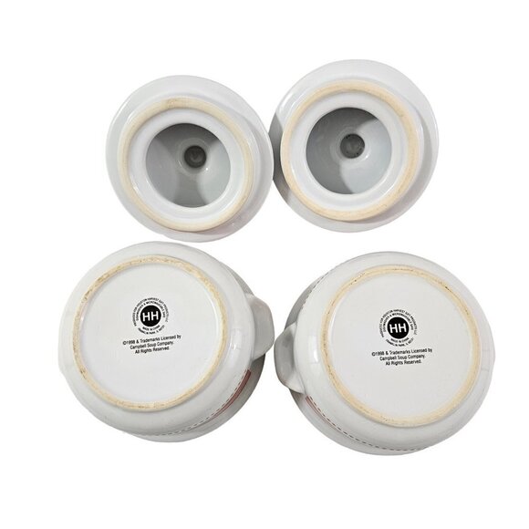 Vtg 1998 Campbell's M'm! M'm! Good Lidded Ceramic Soup Chili Bowls – Set of 2 - Picture 2 of 16